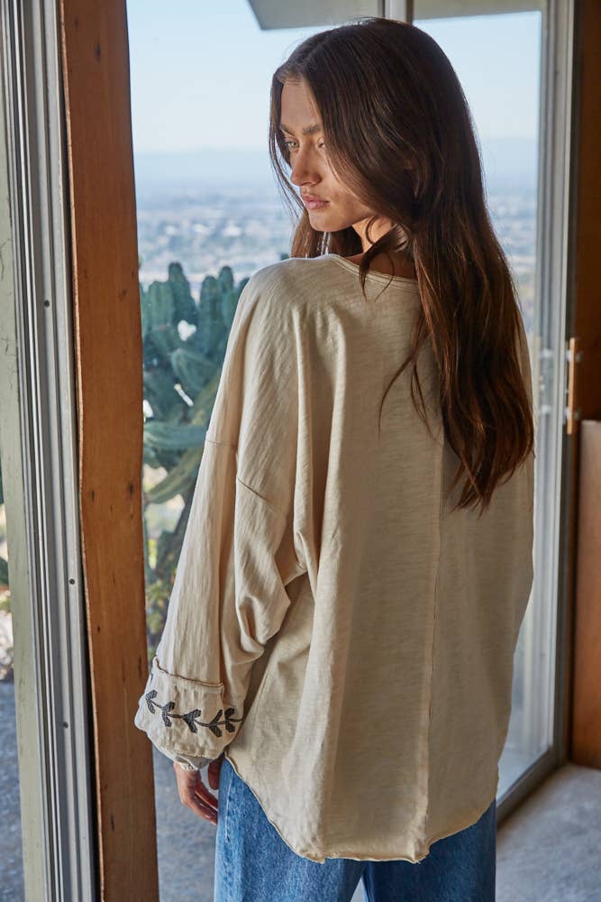 By Together Kristin Embroidered Top