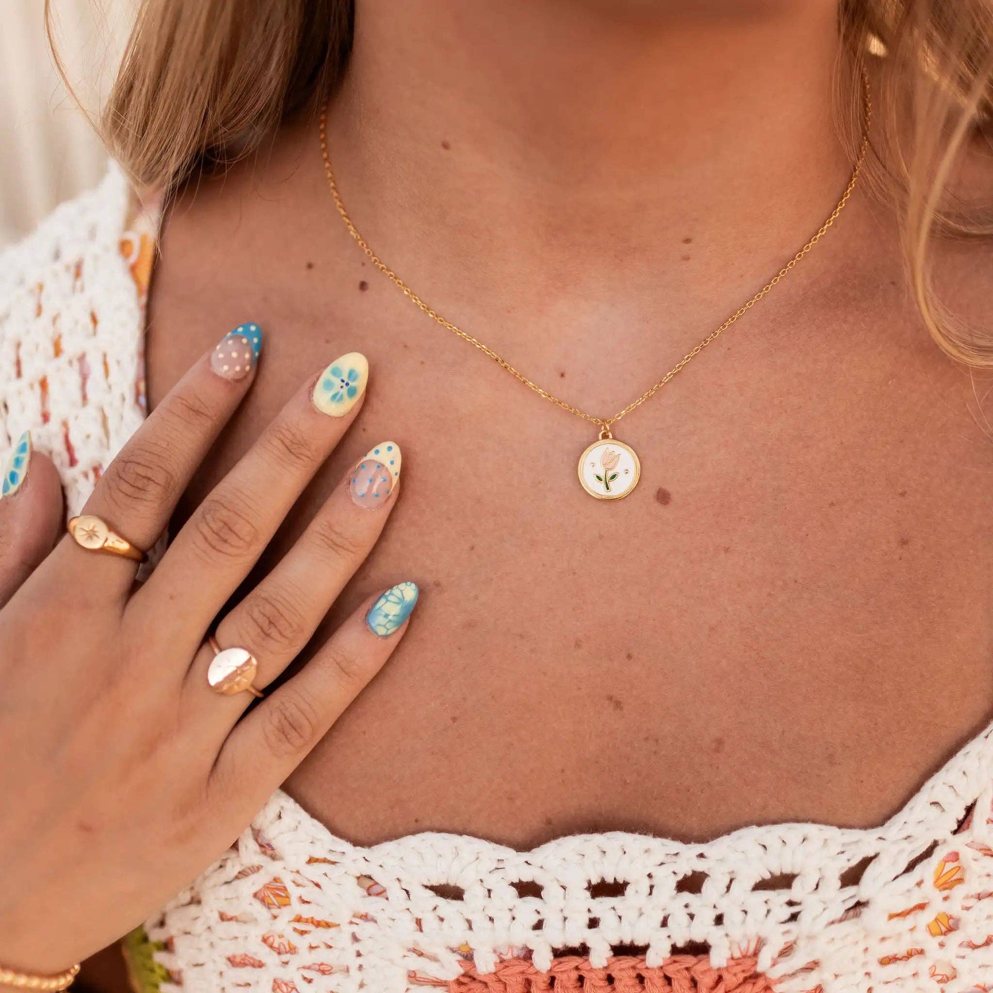 Mauve Jewelry Co. Eloise Tea Cup Necklace