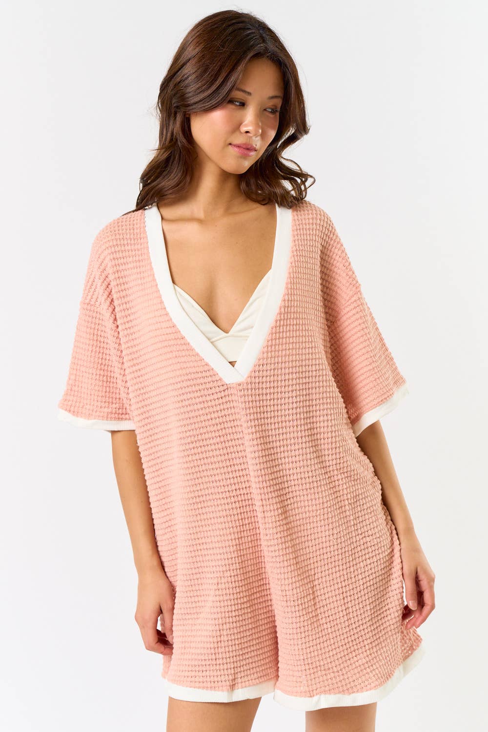Blue Blush Beach Day Romper