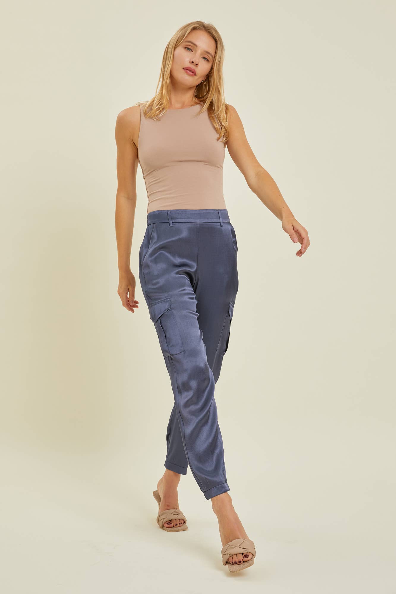 Be Cool BASIC THREADS BOAT NECK TANK