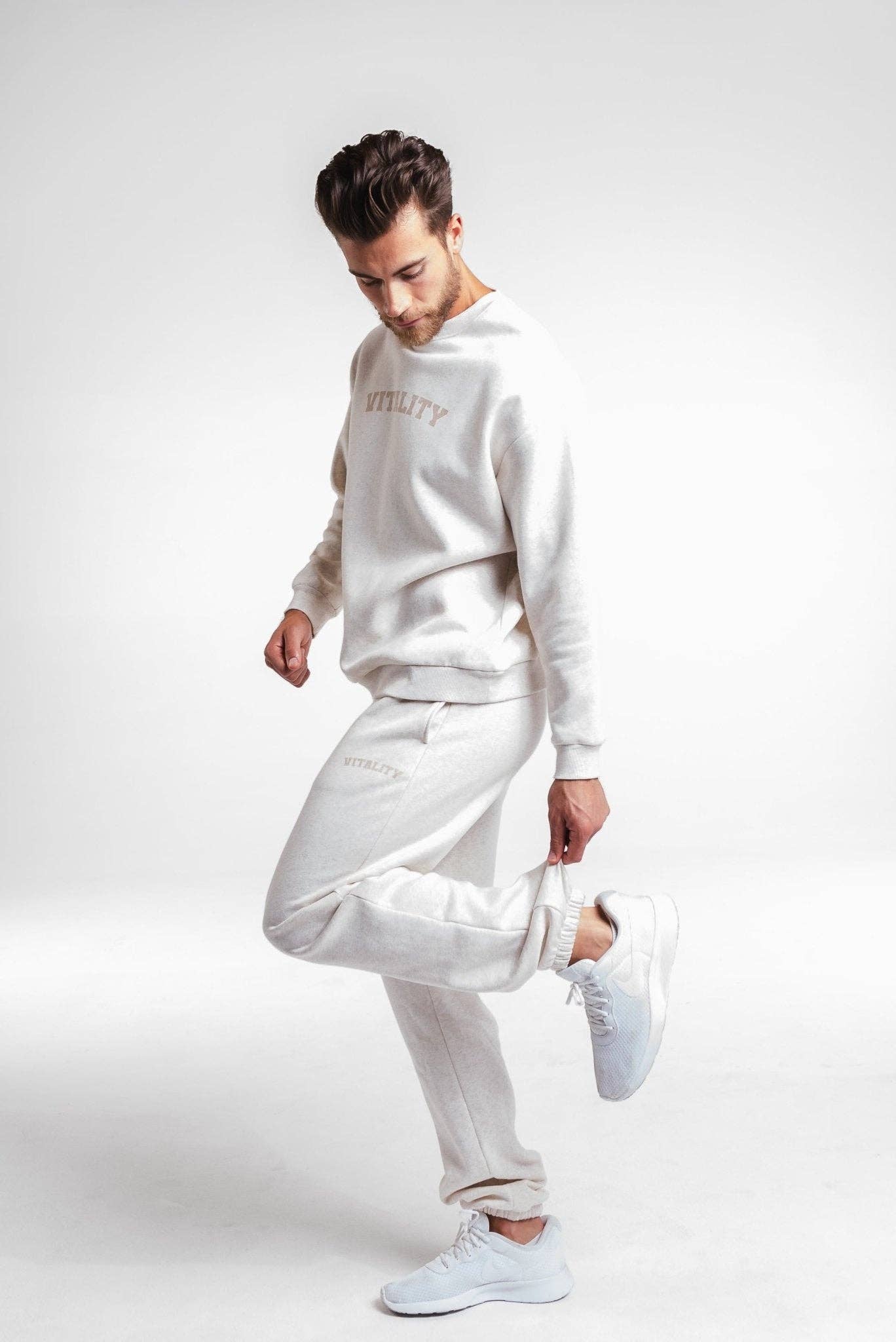 Vitality Vitality Cozy® Uni Jogger - Oat Marl - Varsity