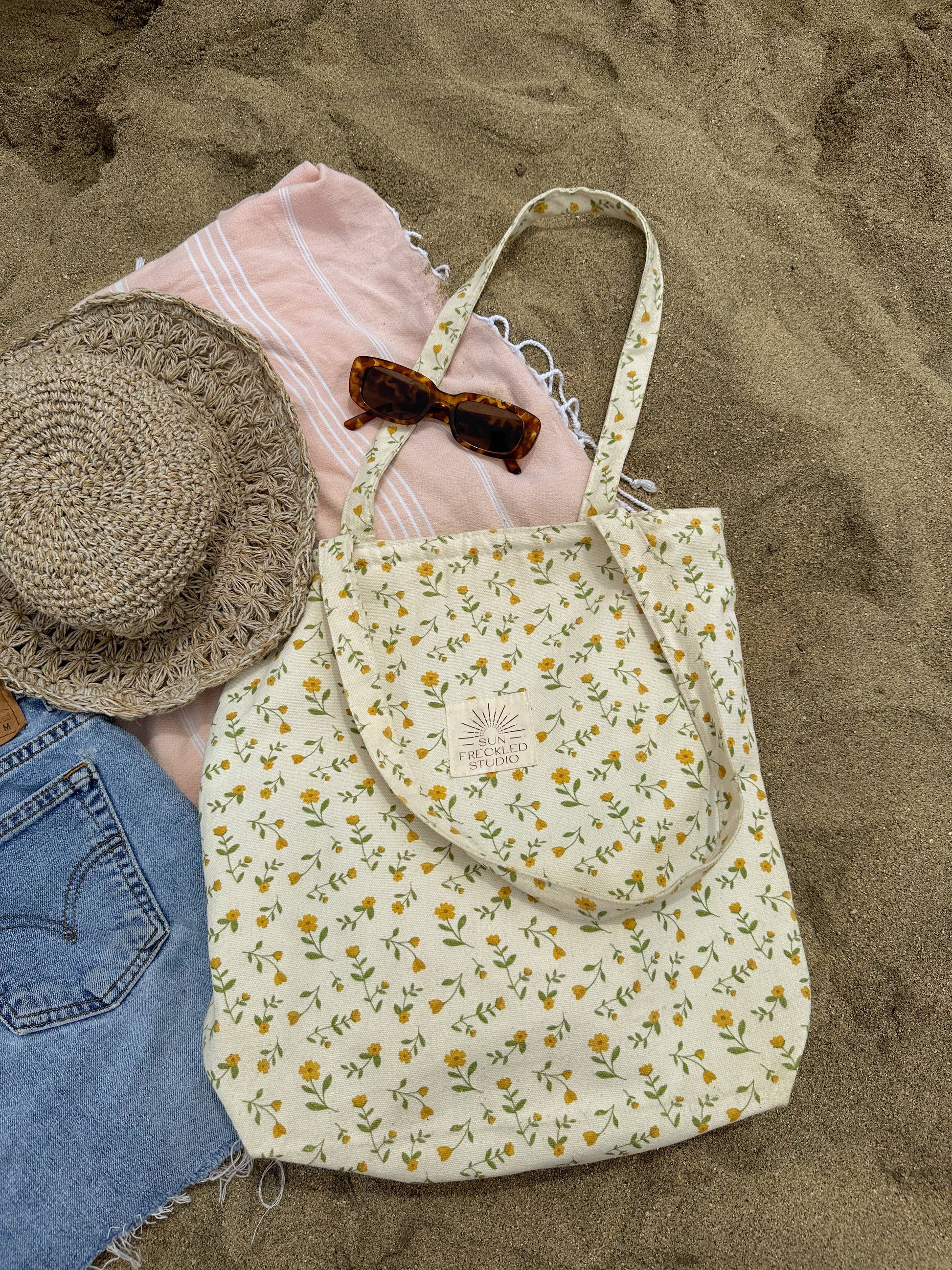 Sun Freckled Studio Buttercup Tote Bag