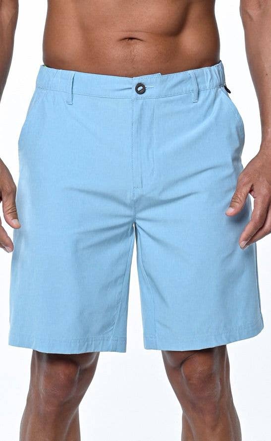 Hawk's Bay MENS HYBRID SWIMMING SHORTS MAS-2202 BLUE