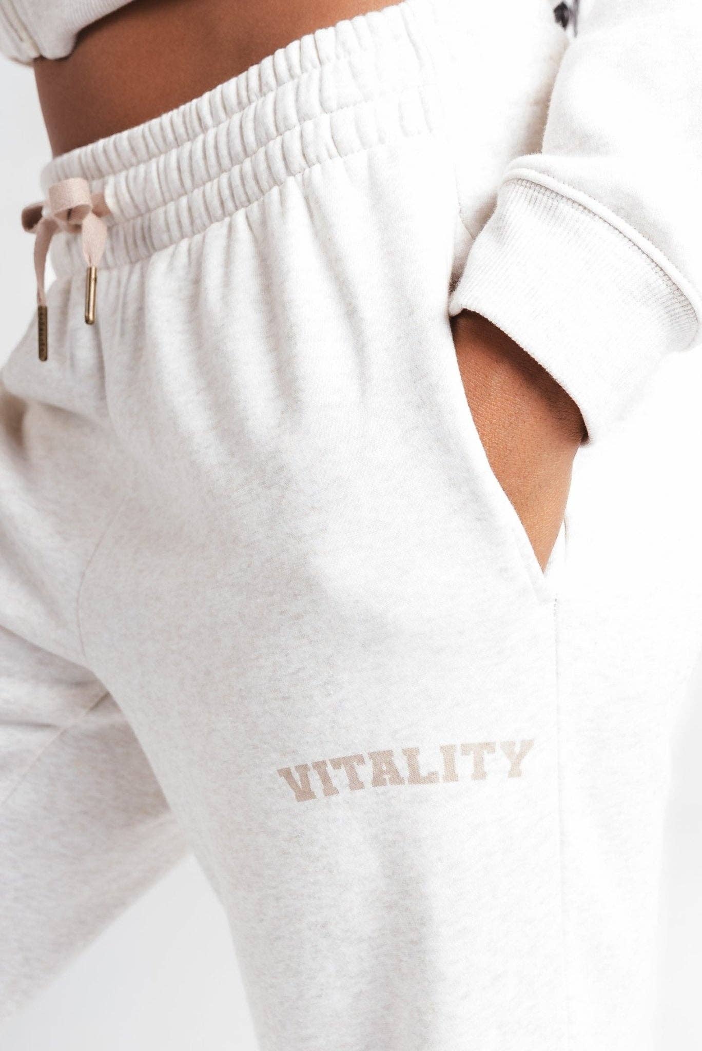 Vitality Vitality Cozy® Uni Jogger - Oat Marl - Varsity