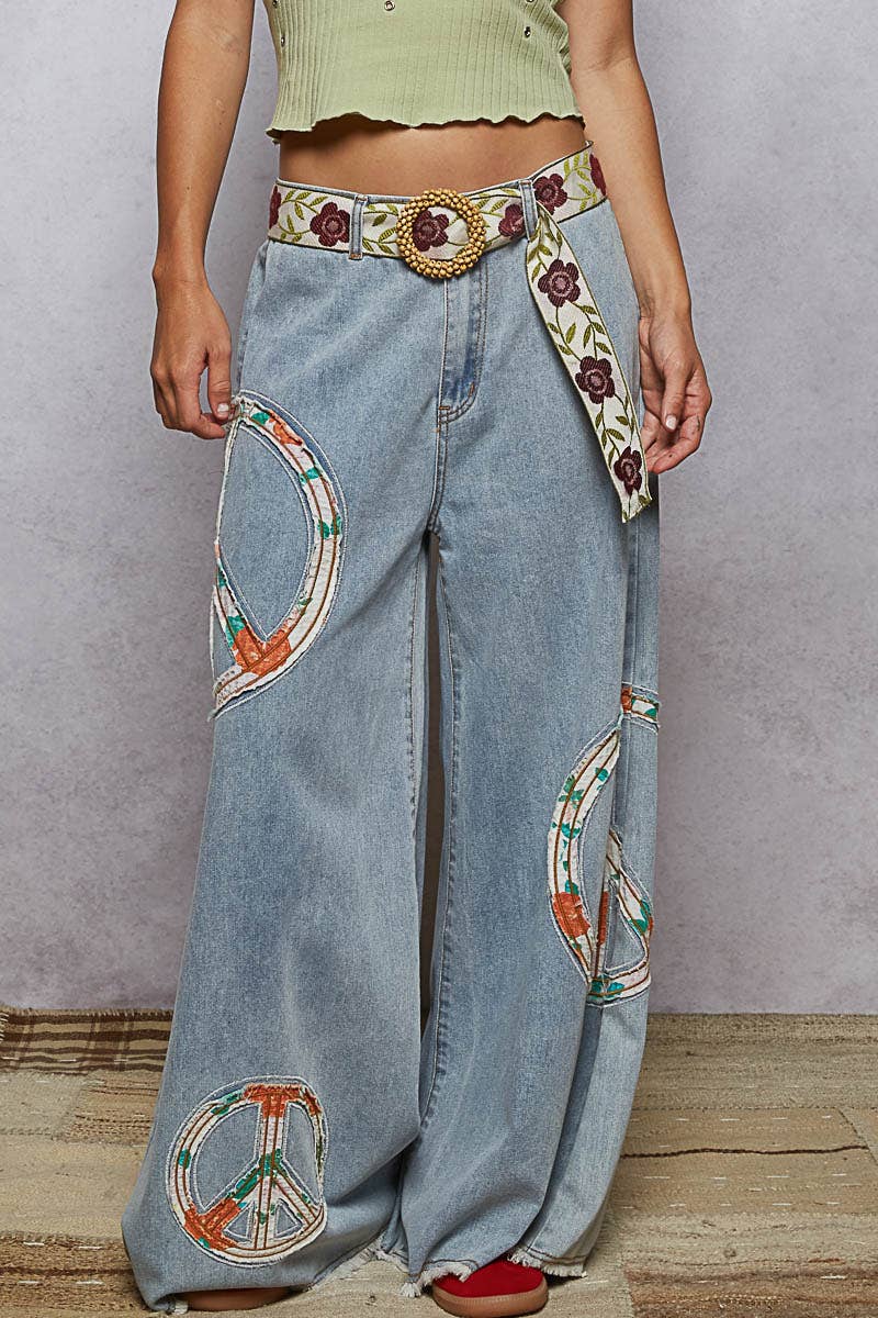 Pol Clothing Electric Forest Belt