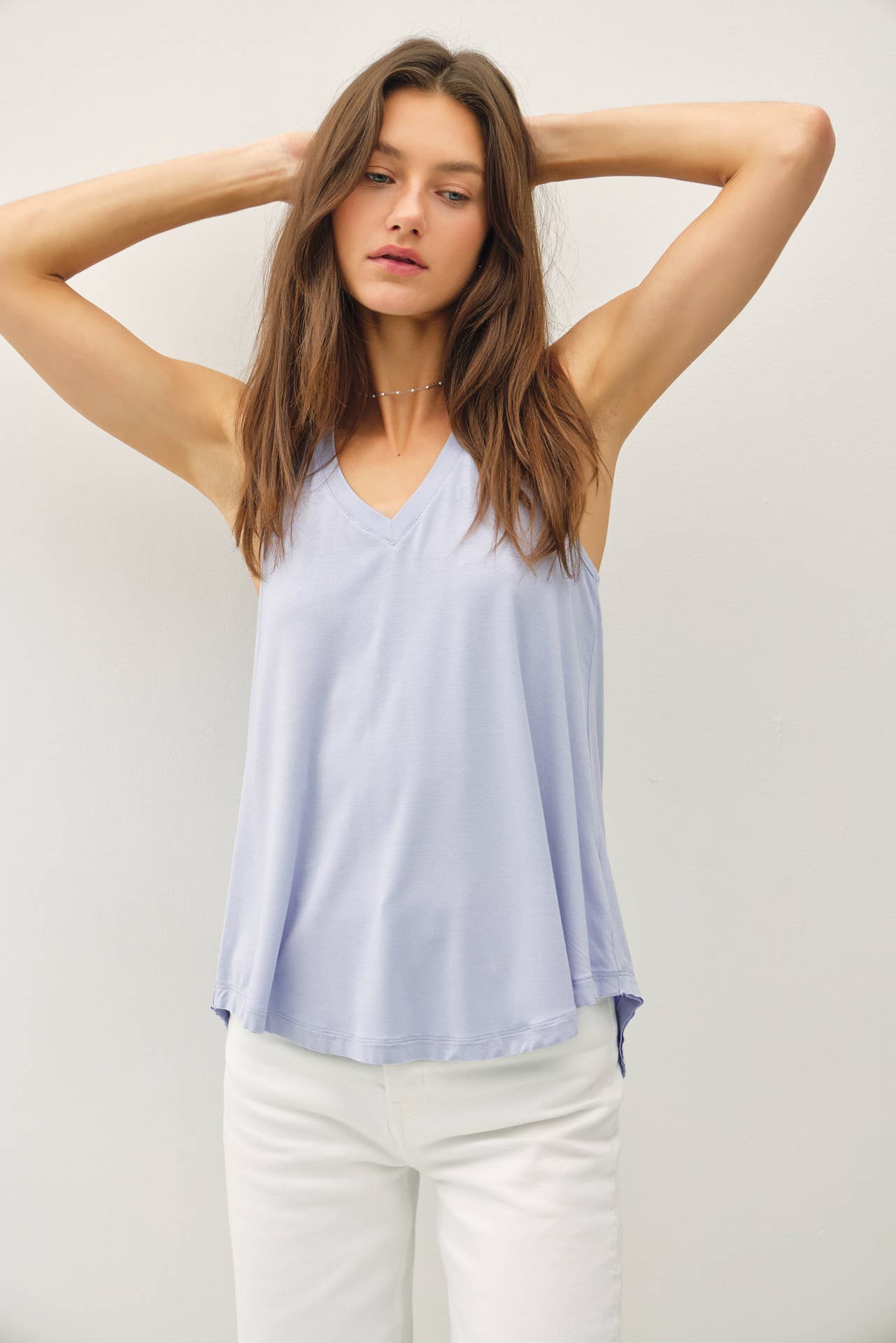 Be Cool Basic Threads Flowy V-NECK TANK