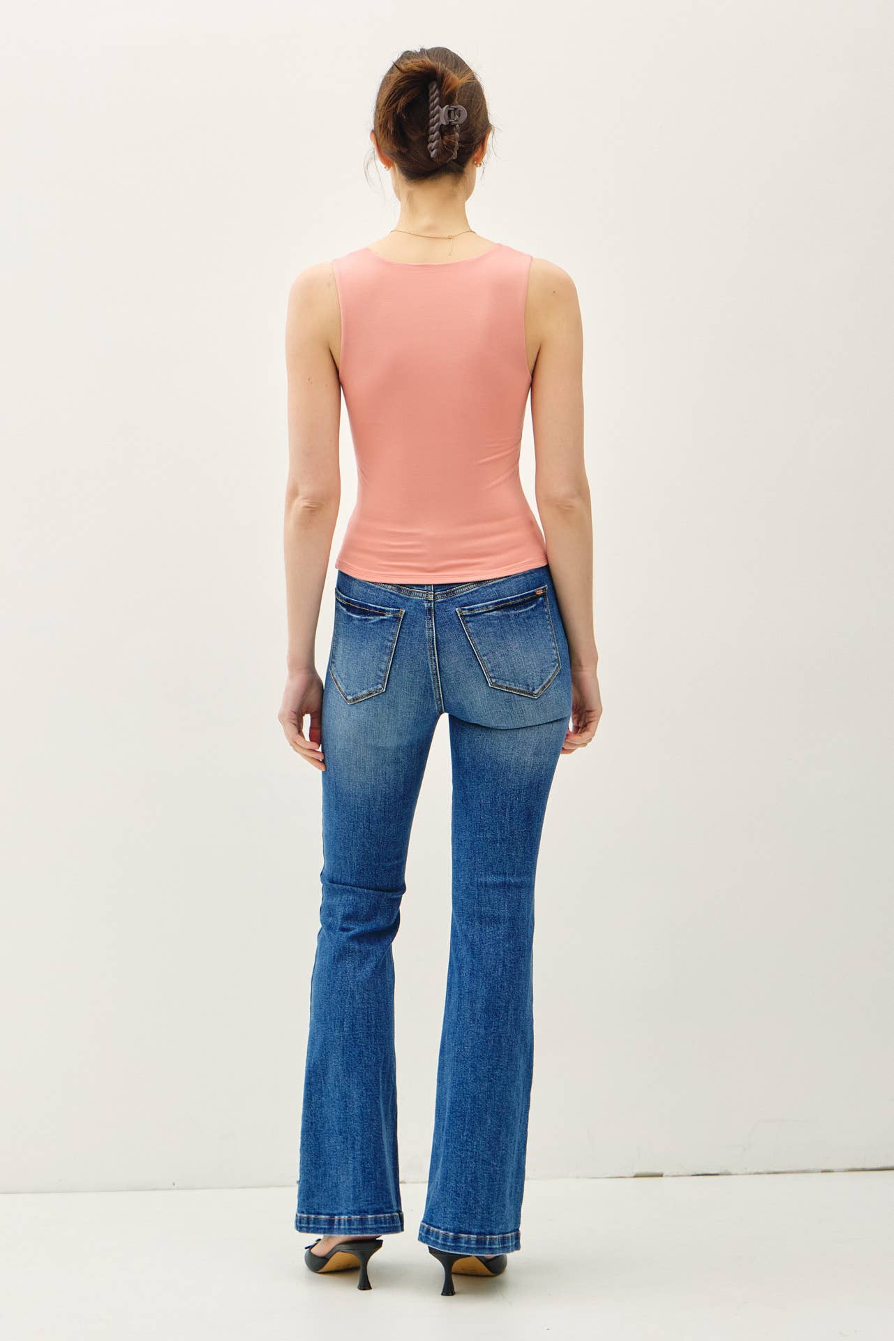 Be Cool BASIC THREADS DOUBLE LINED SQUARE NECK TANK