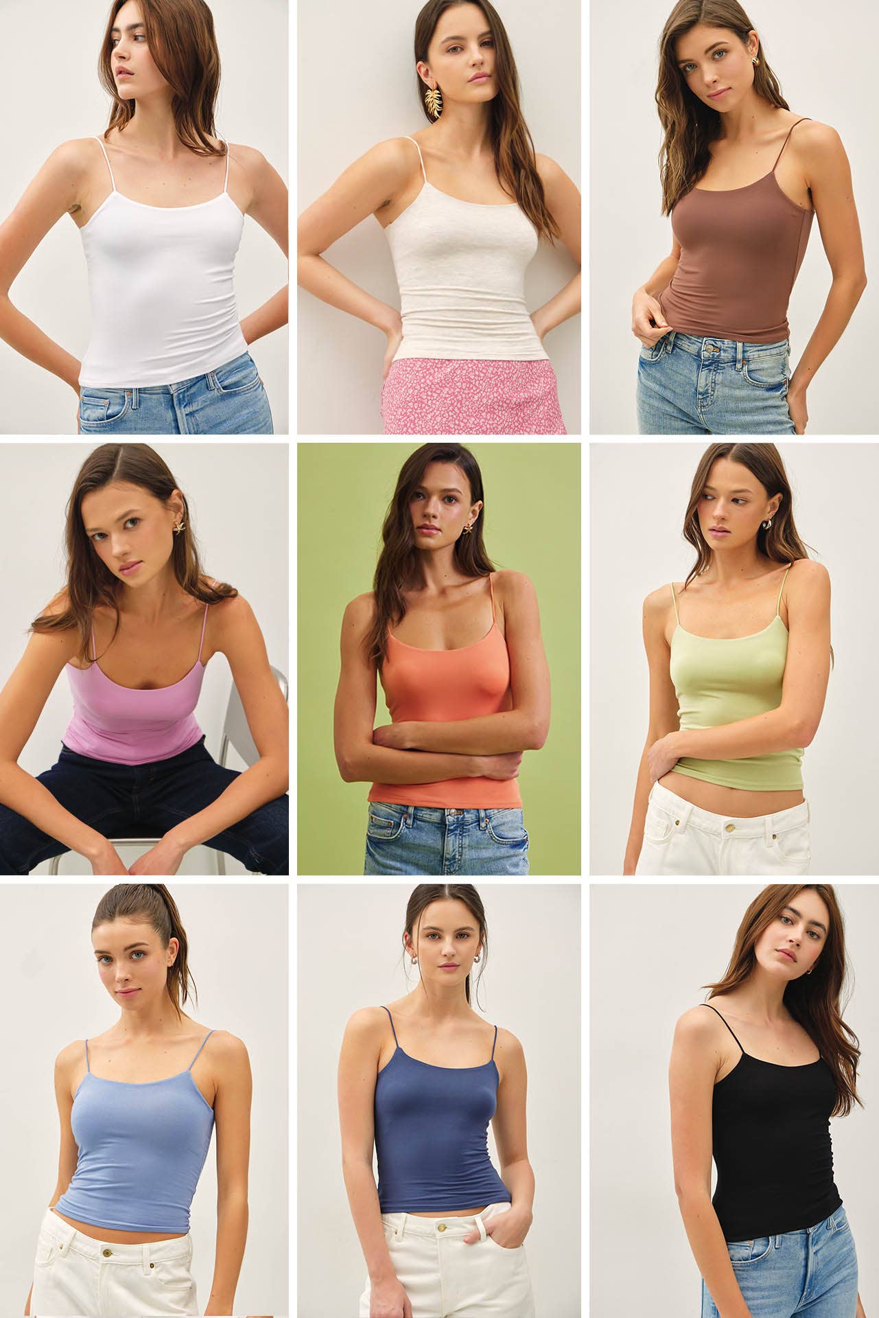 Be Cool BASIC THREADS SOLID CAMI