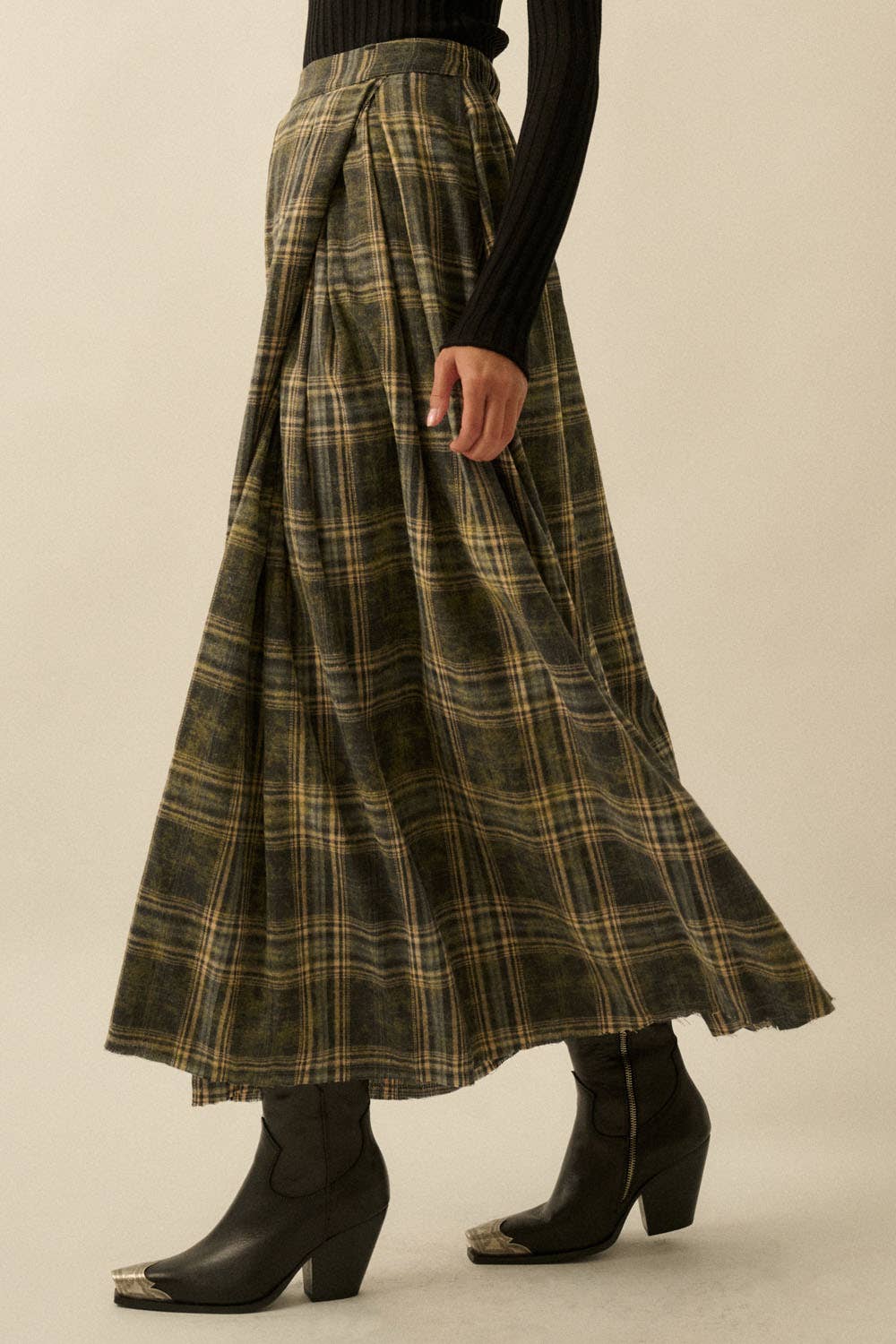 Promesa USA Prairie Plaid Maxi