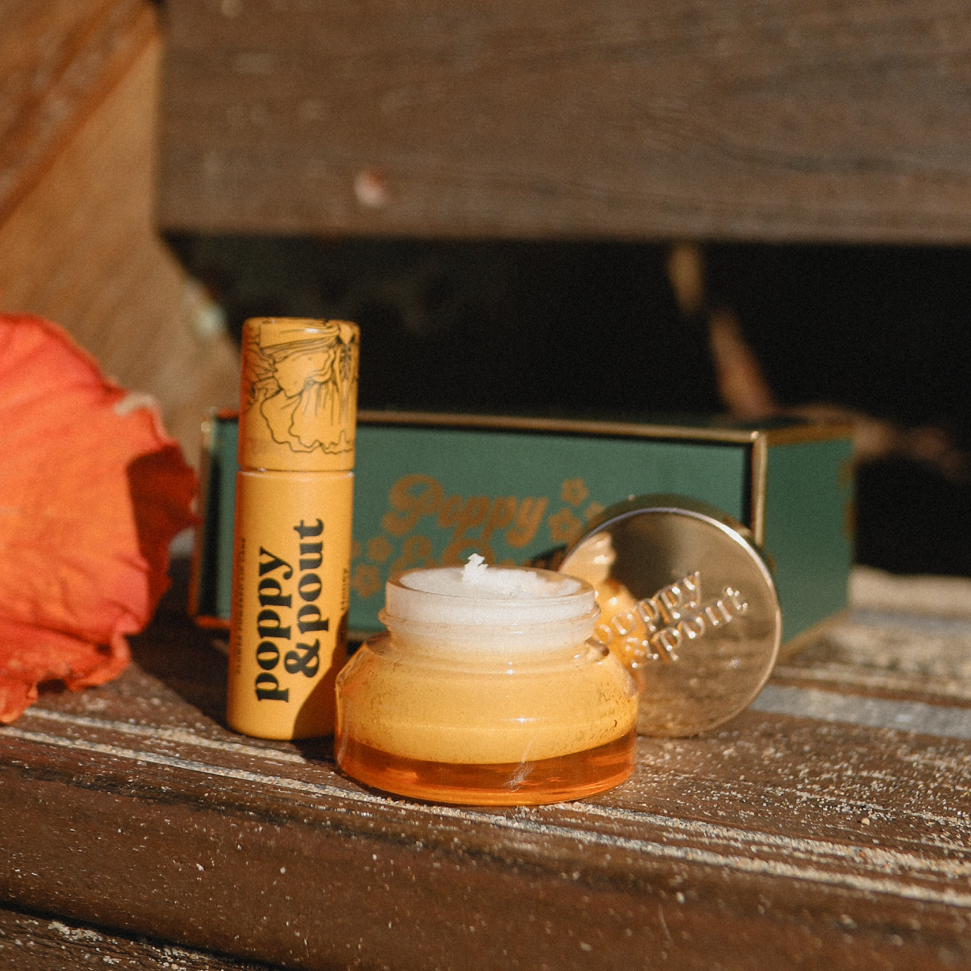 Poppy & Pout Lip Care Duo, Wild Honey