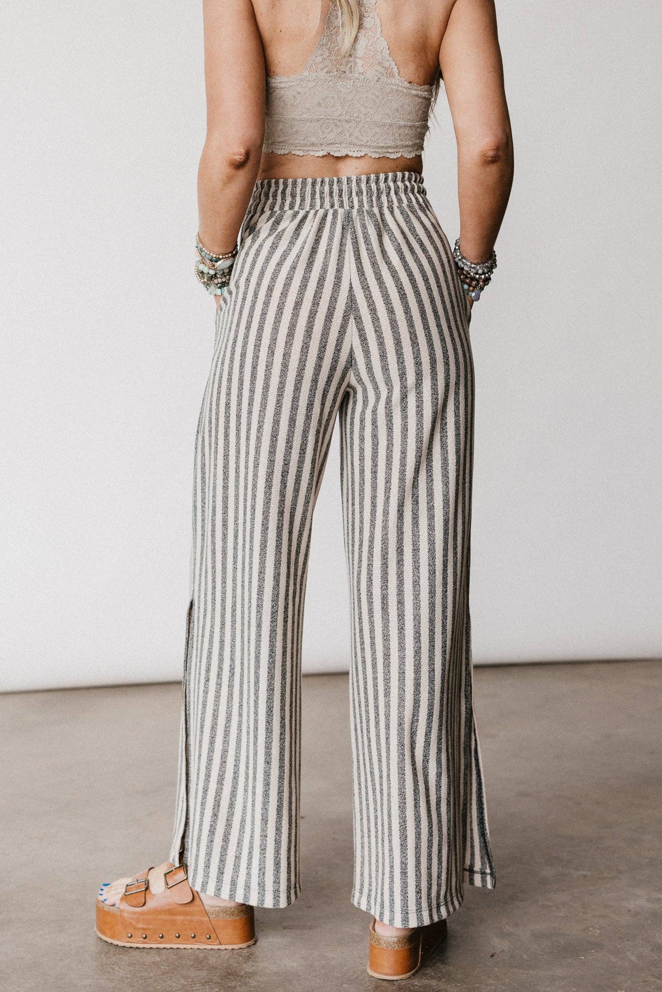 Three Bird Nest Ibiza Breeze Drawstring Pants Taupe