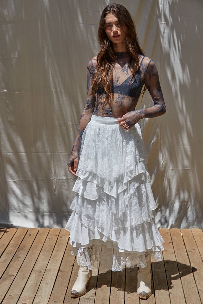 By Together Freya Lace Layering Top