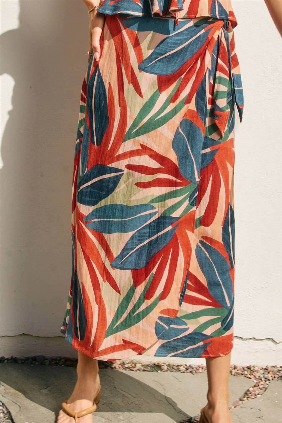 Dress Forum Sun Dazed Midi Wrap Skirt