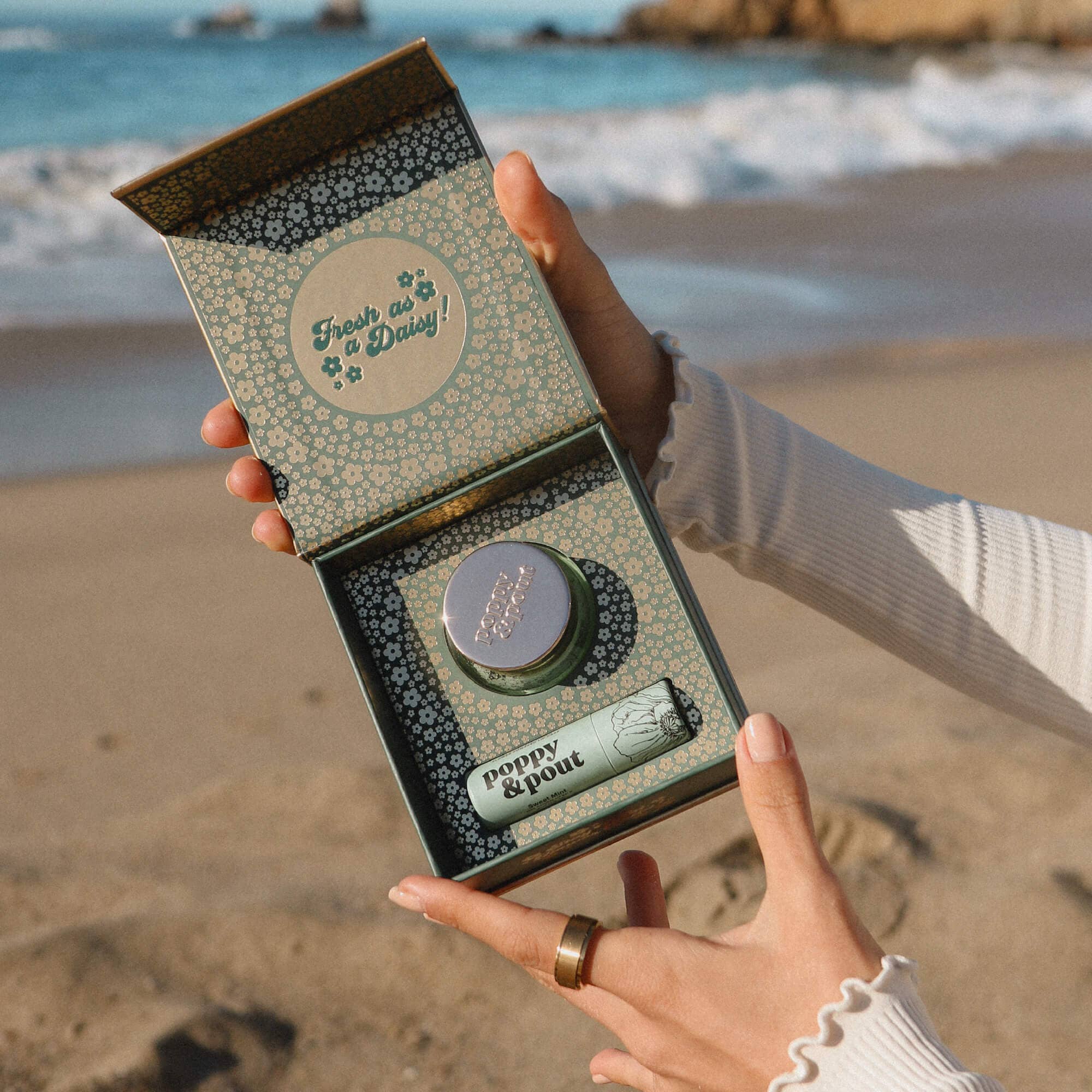 Poppy & Pout Lip Care Duo, Sweet Mint