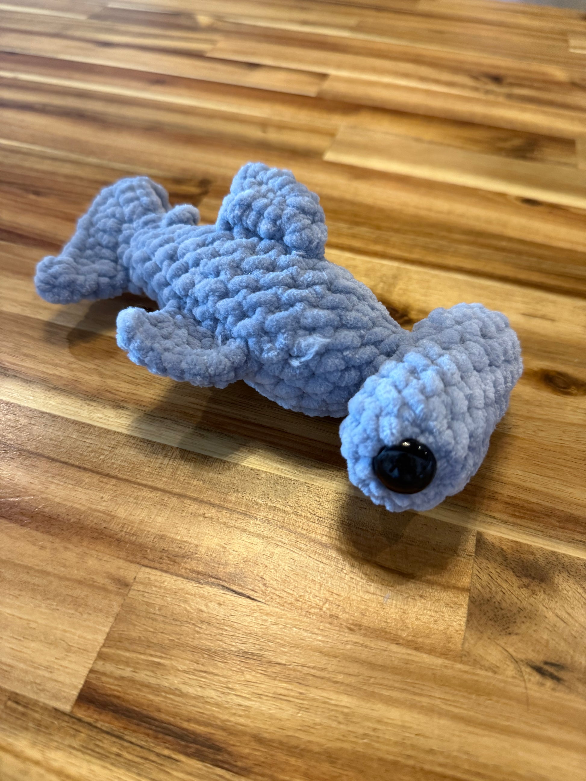 The Yarn Barn NC Hammerhead Plushie (Medium) Grey