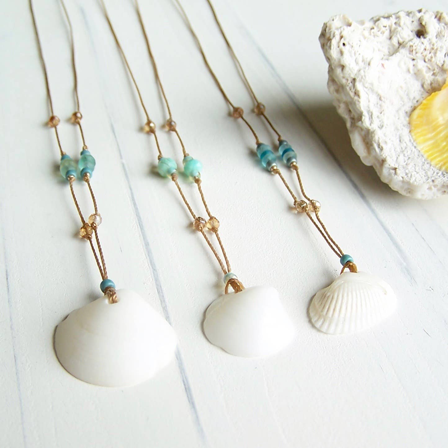 Jo Bird Jewelry Sanibel Shell Necklace