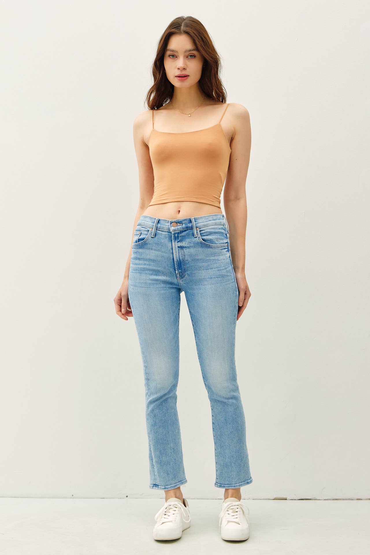Be Cool BASIC THREADS CROPPED SPAGHETTI TANK