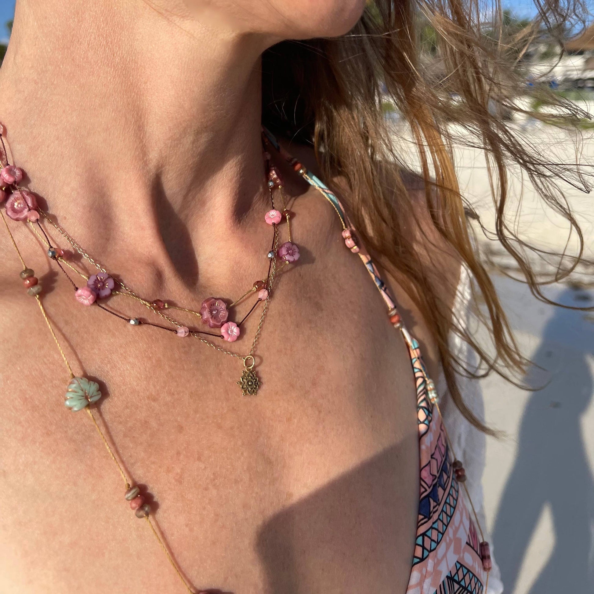 Jo Bird Jewelry Hibiscus Necklace