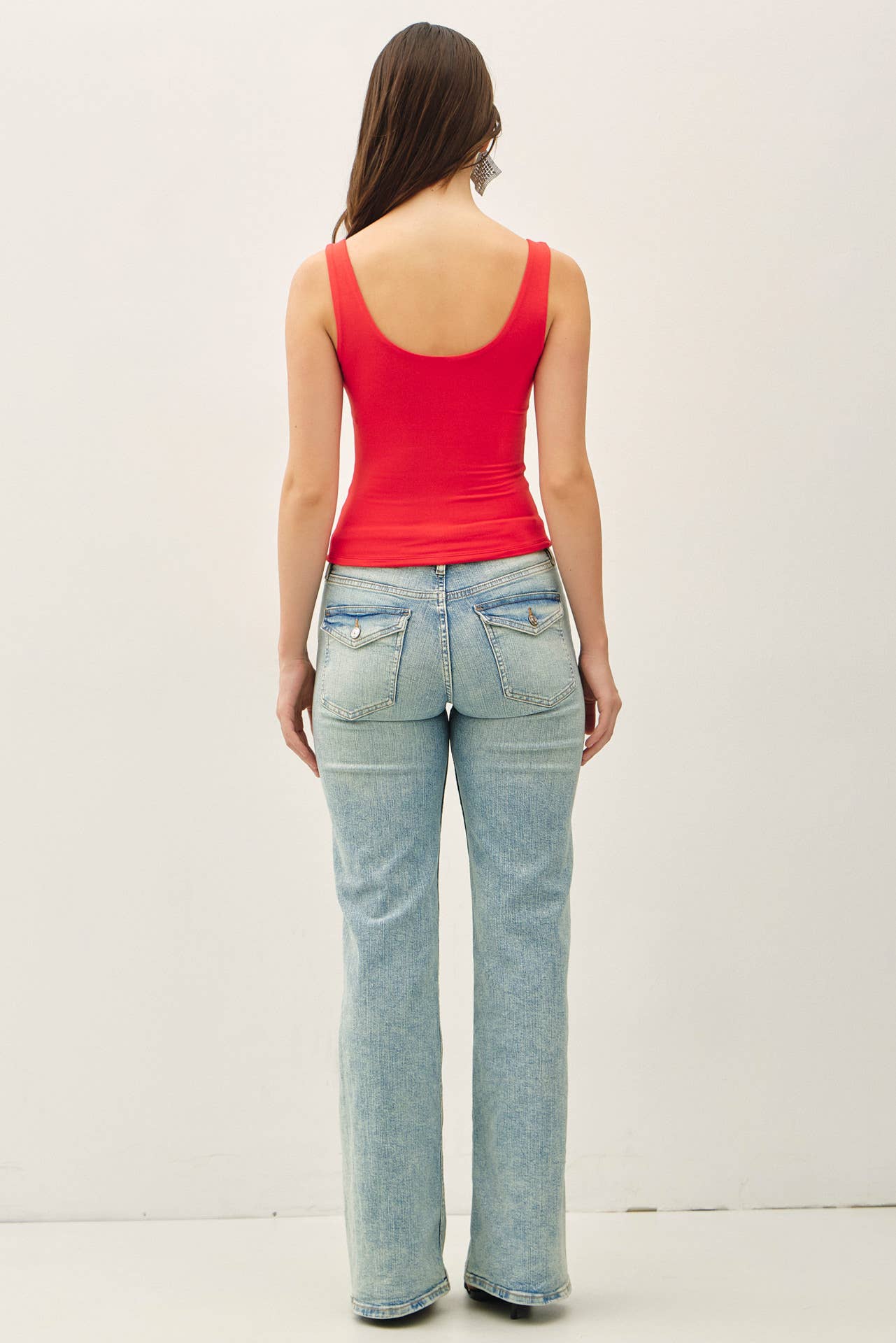 Be Cool BASIC THREADS SCOOP NECK TANK