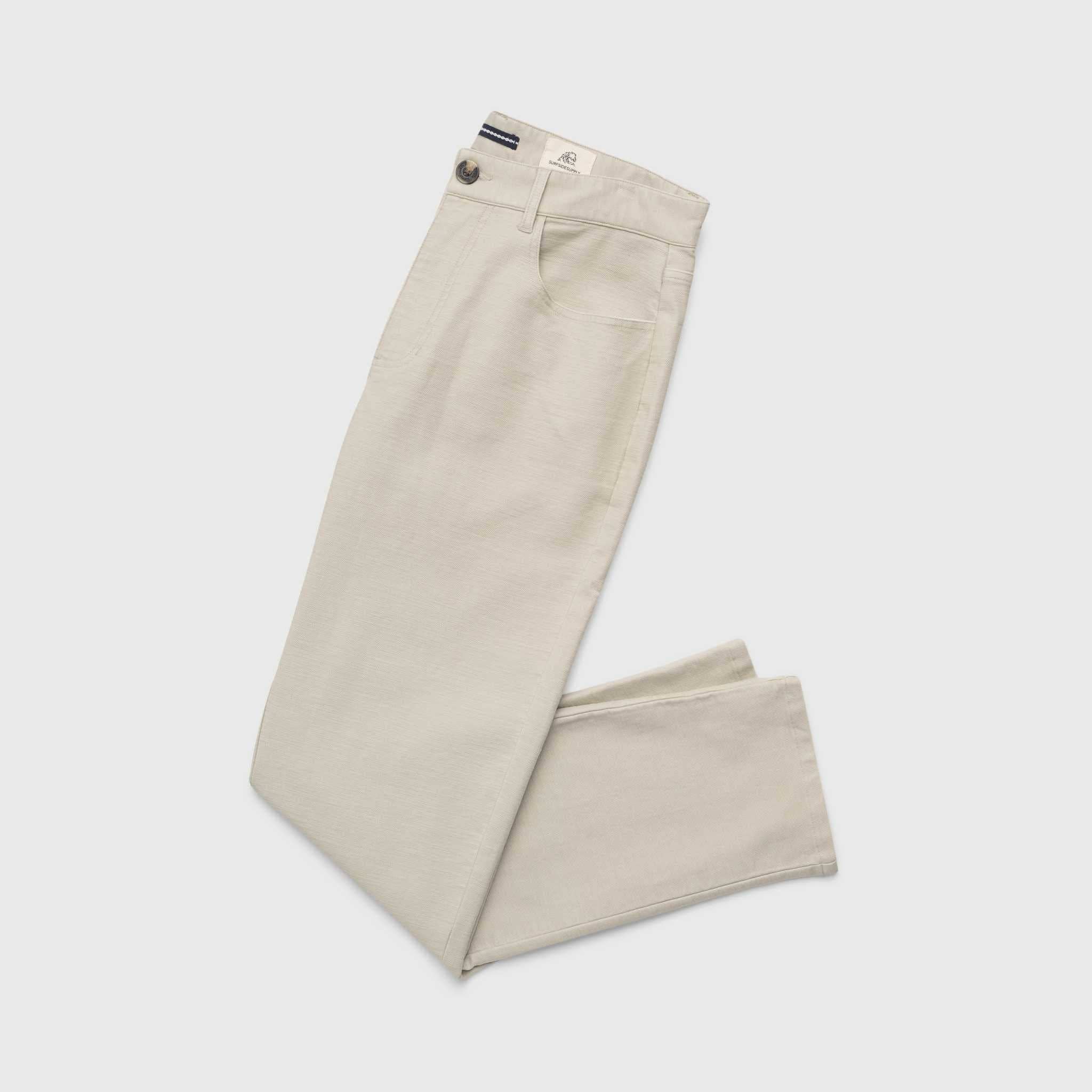 SURFSIDESUPPLY PATRICK TERRY WOVEN 5 POCKET PANT