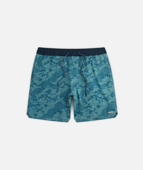 Jetty Bayside Volley Short - Teal Teal