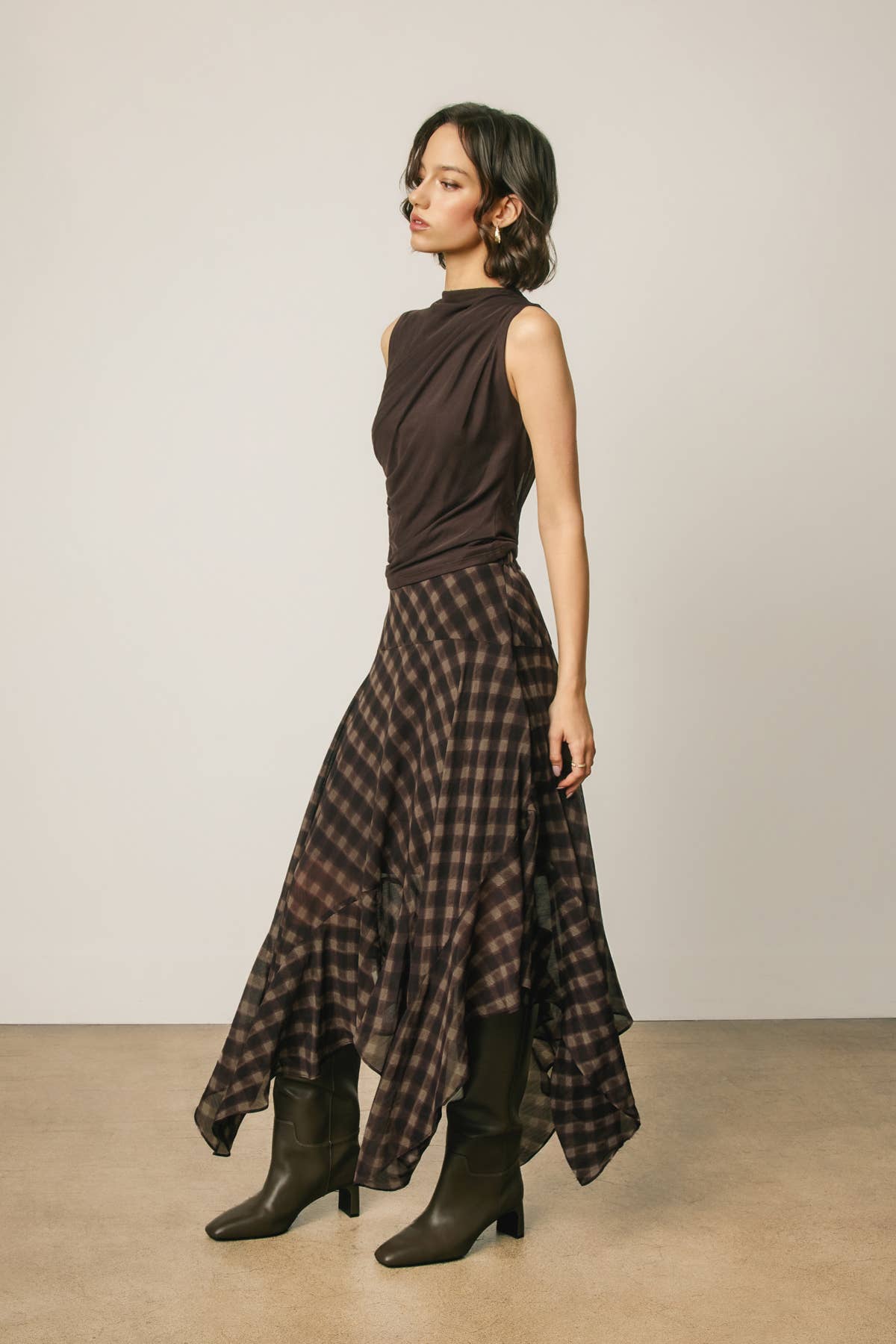 Dress Forum Autumn Picnic Handkerchief Hem Skirt