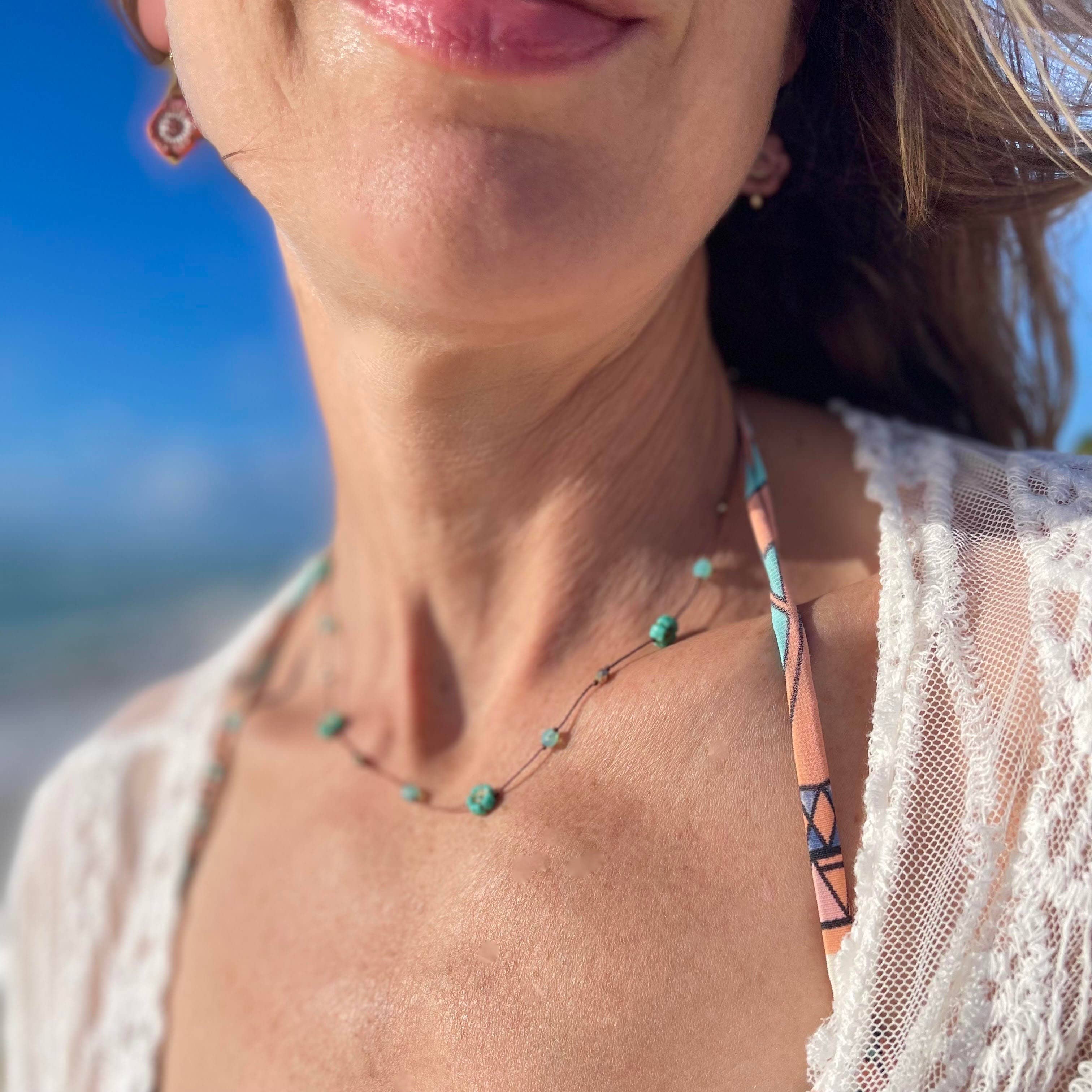 Jo Bird Jewelry Petit Hibiscus Necklace