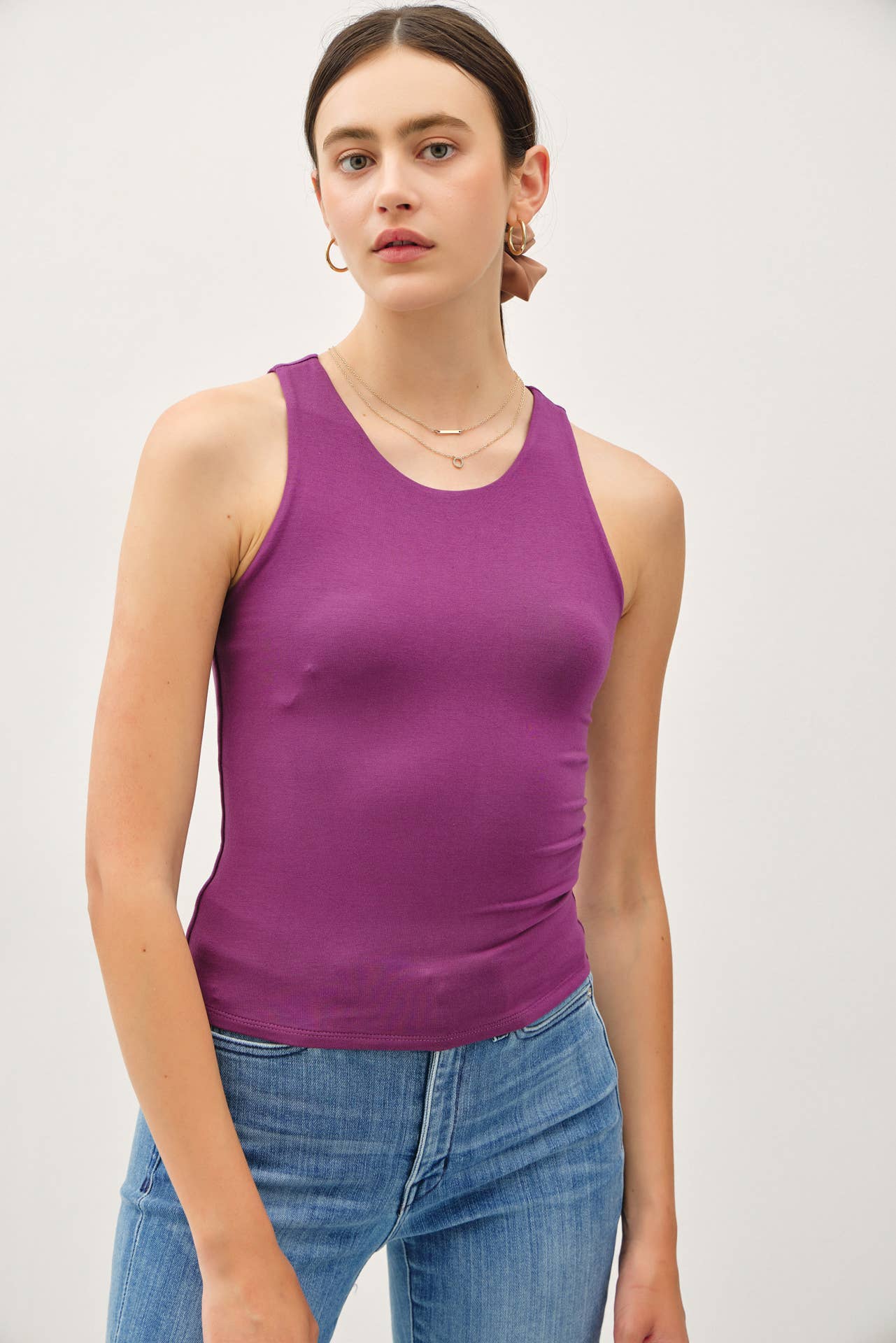 Be Cool BASIC THREADS ROUND NECK TANK