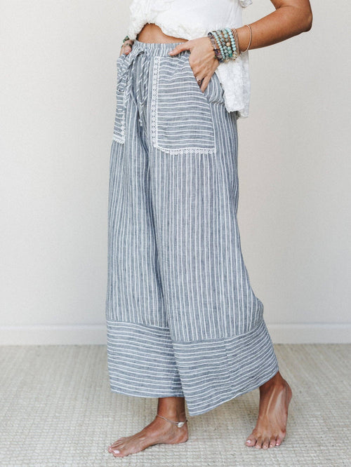 Three Bird Nest Easy Sunday Pants - Black