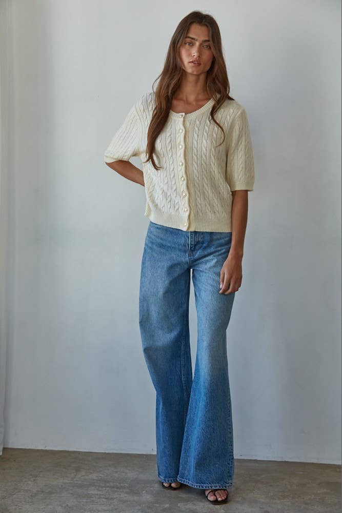 By Together Priscilla Button Down Cardigan