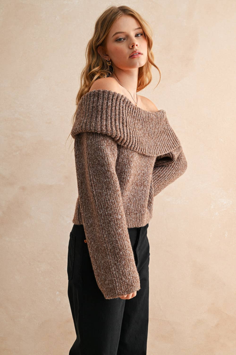 MIOU MUSE HOT COCOA SWEATER BROWN