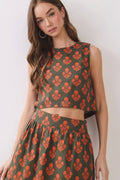 TCEC Marigold Crop Top OLIVE