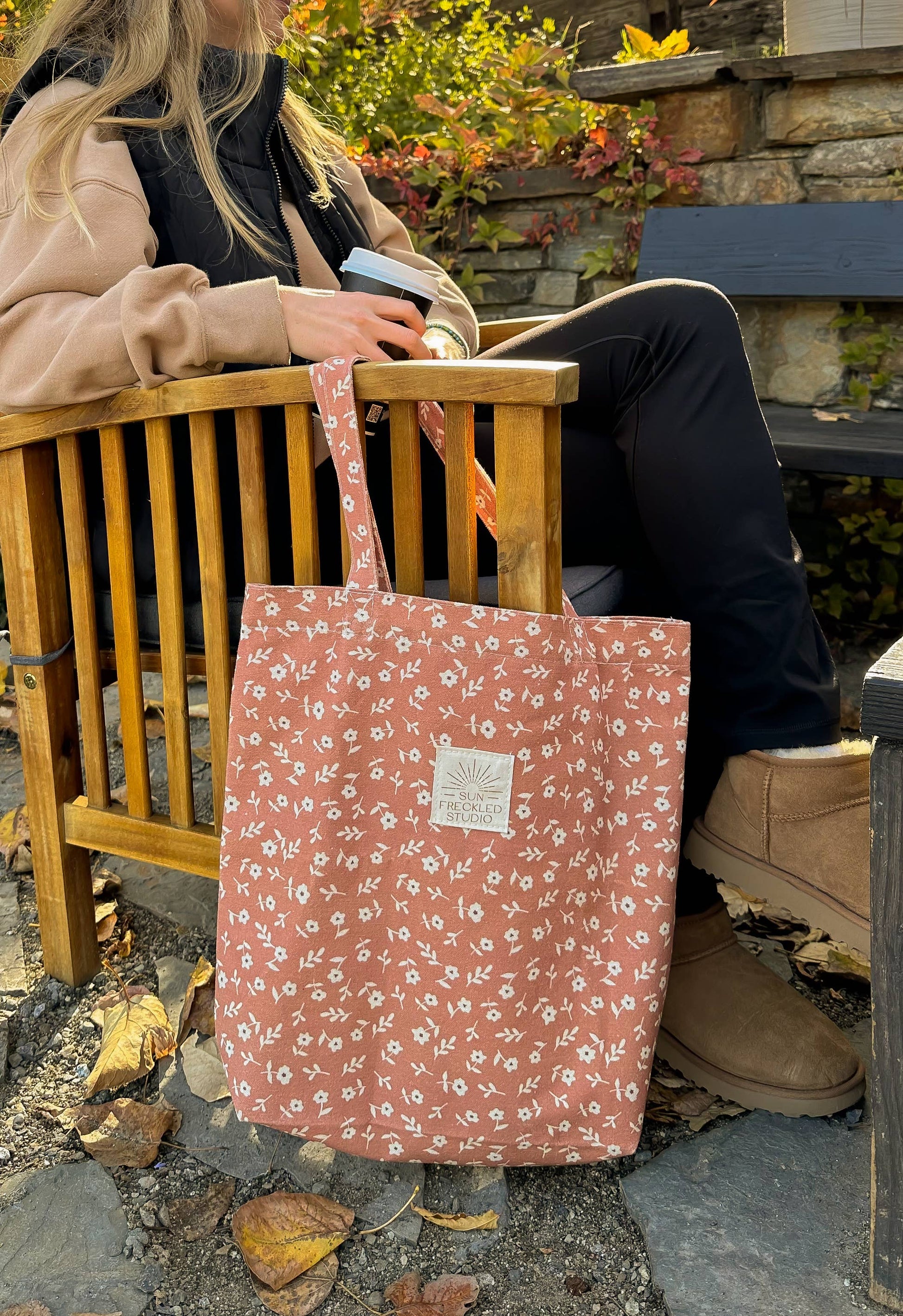 Sun Freckled Studio Sienna Flora Tote Bag