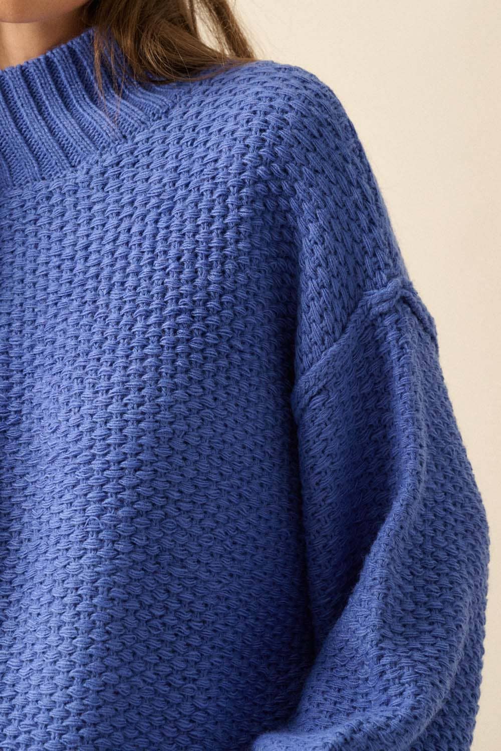 Promesa USA Snow On The Beach Mock-Neck Sweater