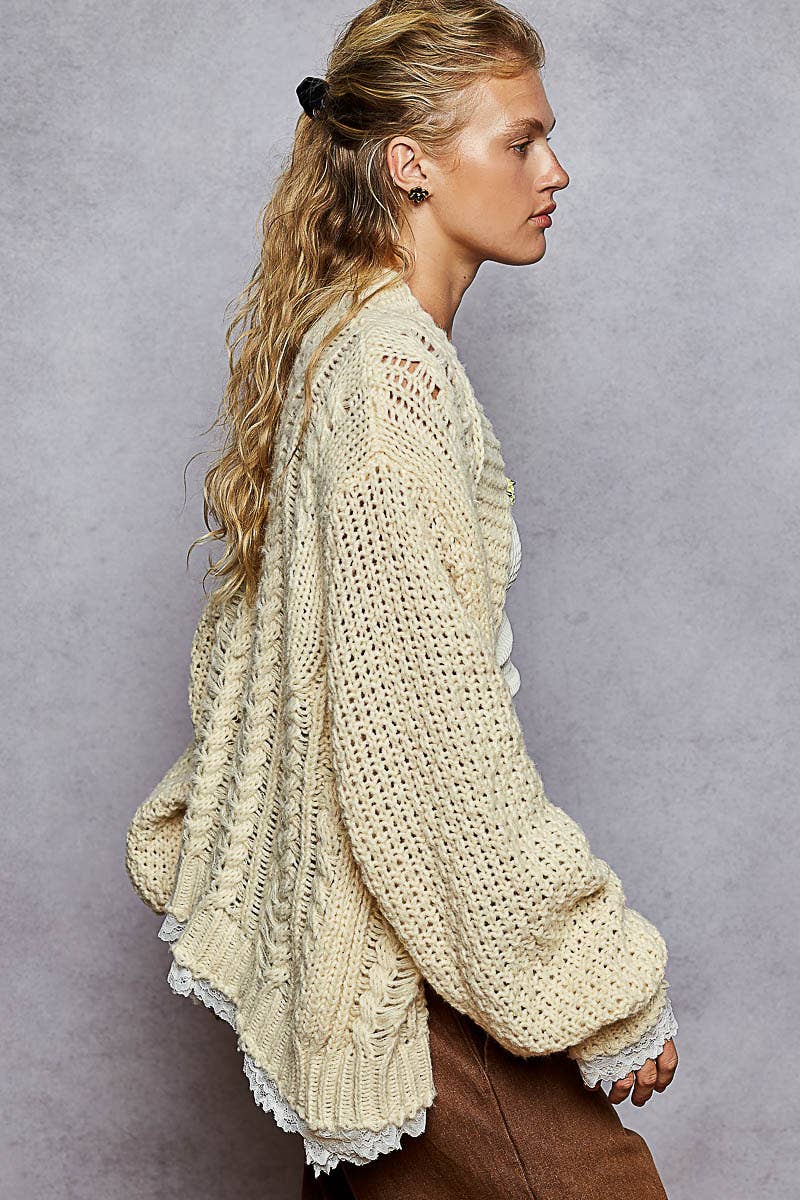 Pol Clothing Sipping Cider Cardigan