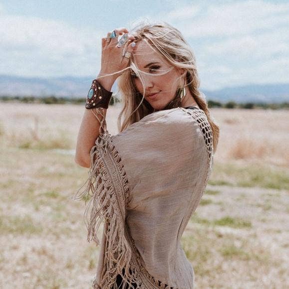 Three Bird Nest Dreamy Macramé Kimono