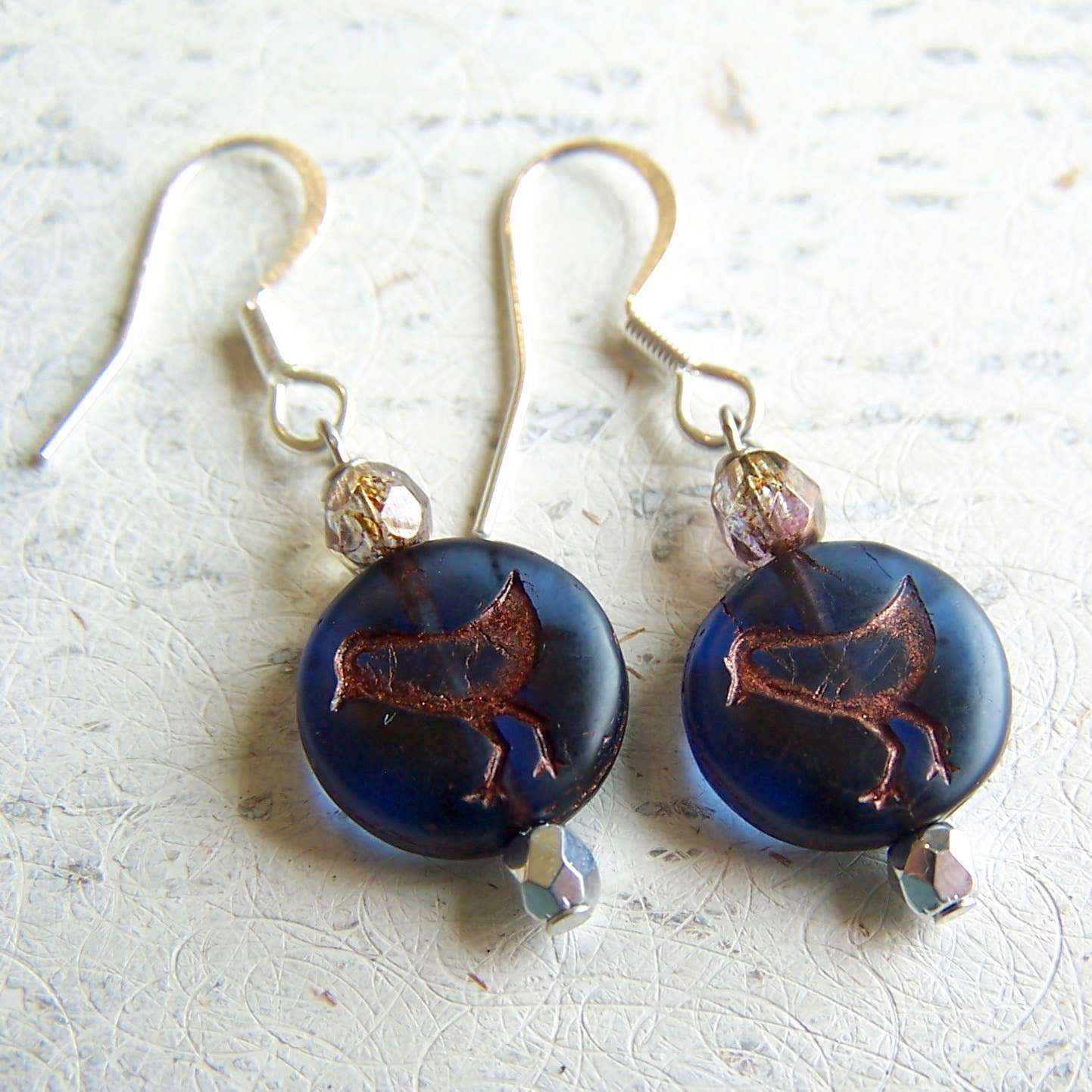 Jo Bird Jewelry Bird Earrings Montana Blue