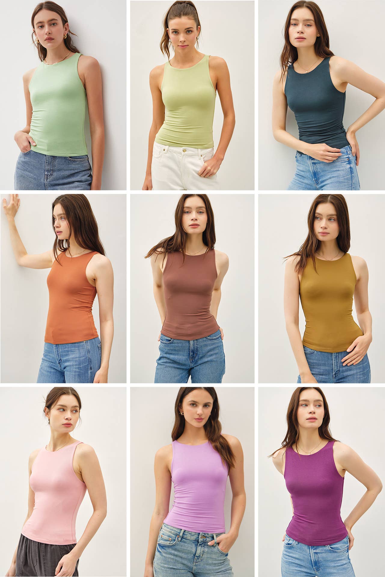 Be Cool BASIC THREADS BOAT NECK TANK