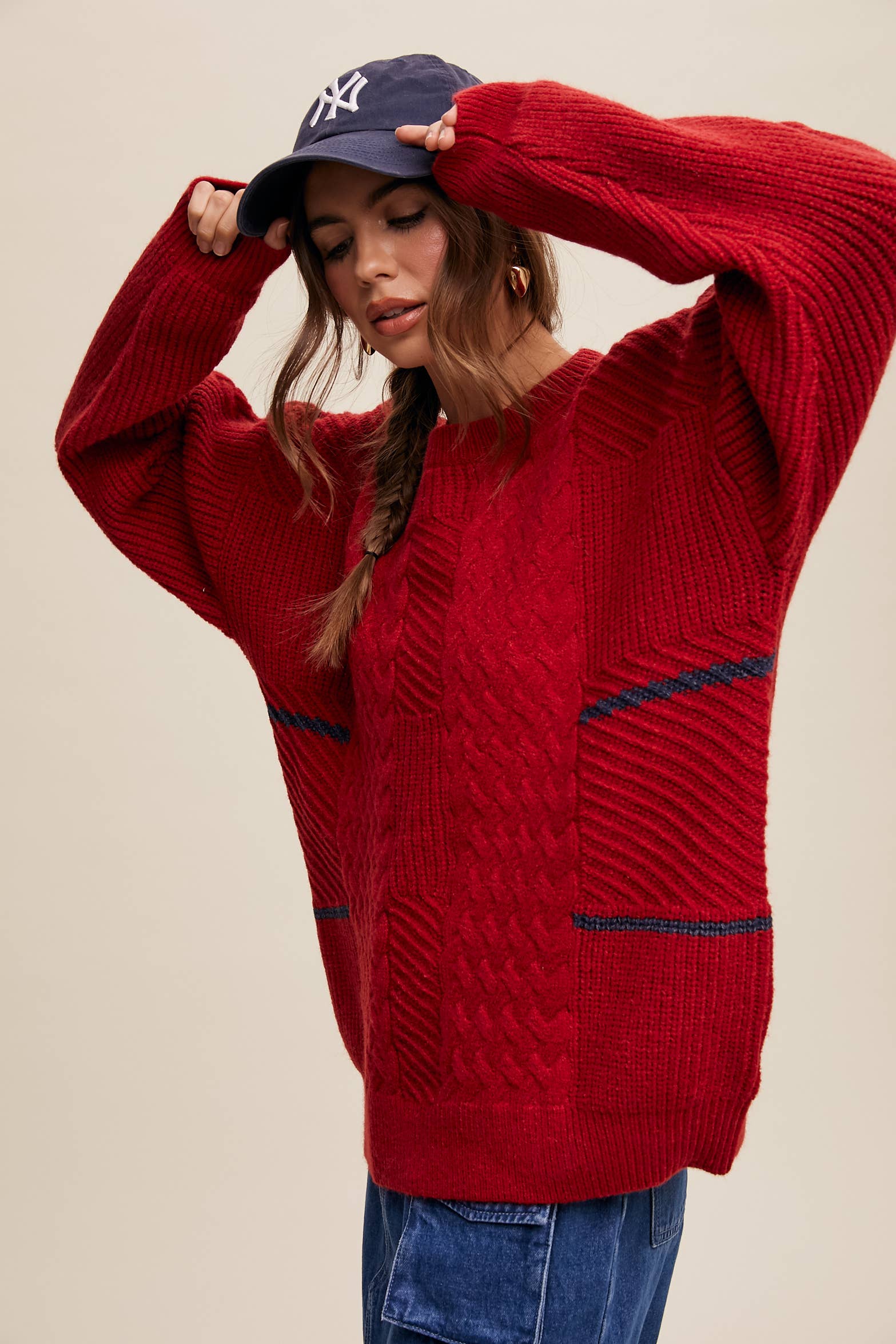 Listicle Winter Fog Knit Pullover