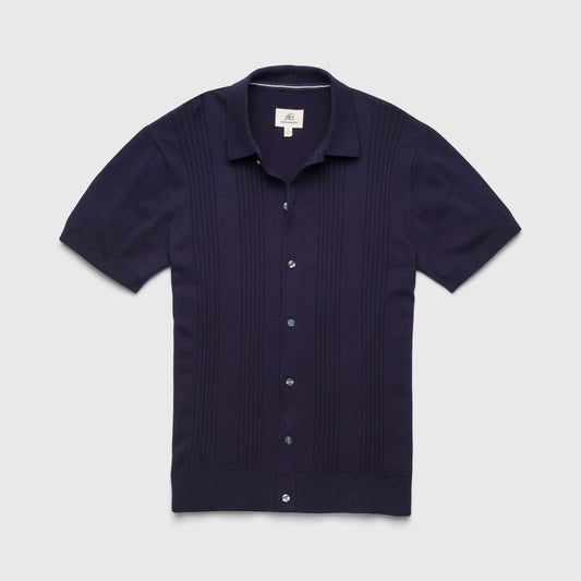BRENT RIB KNIT SHIRT