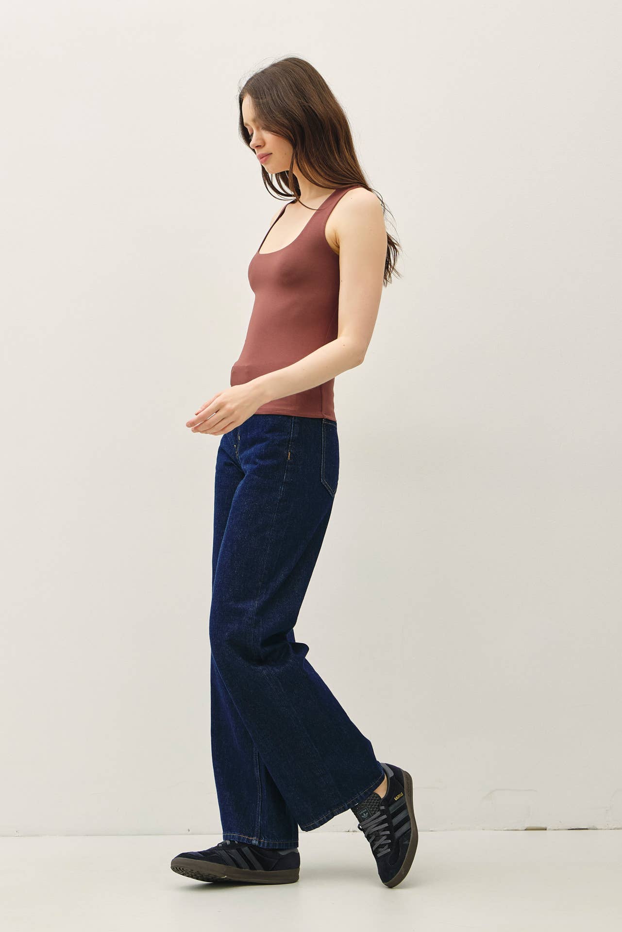 Be Cool BASIC THREADS SQUARE NECK TANK