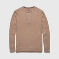 SURFSIDESUPPLY Sean Ultra Soft Classic Henley - Camel Heather