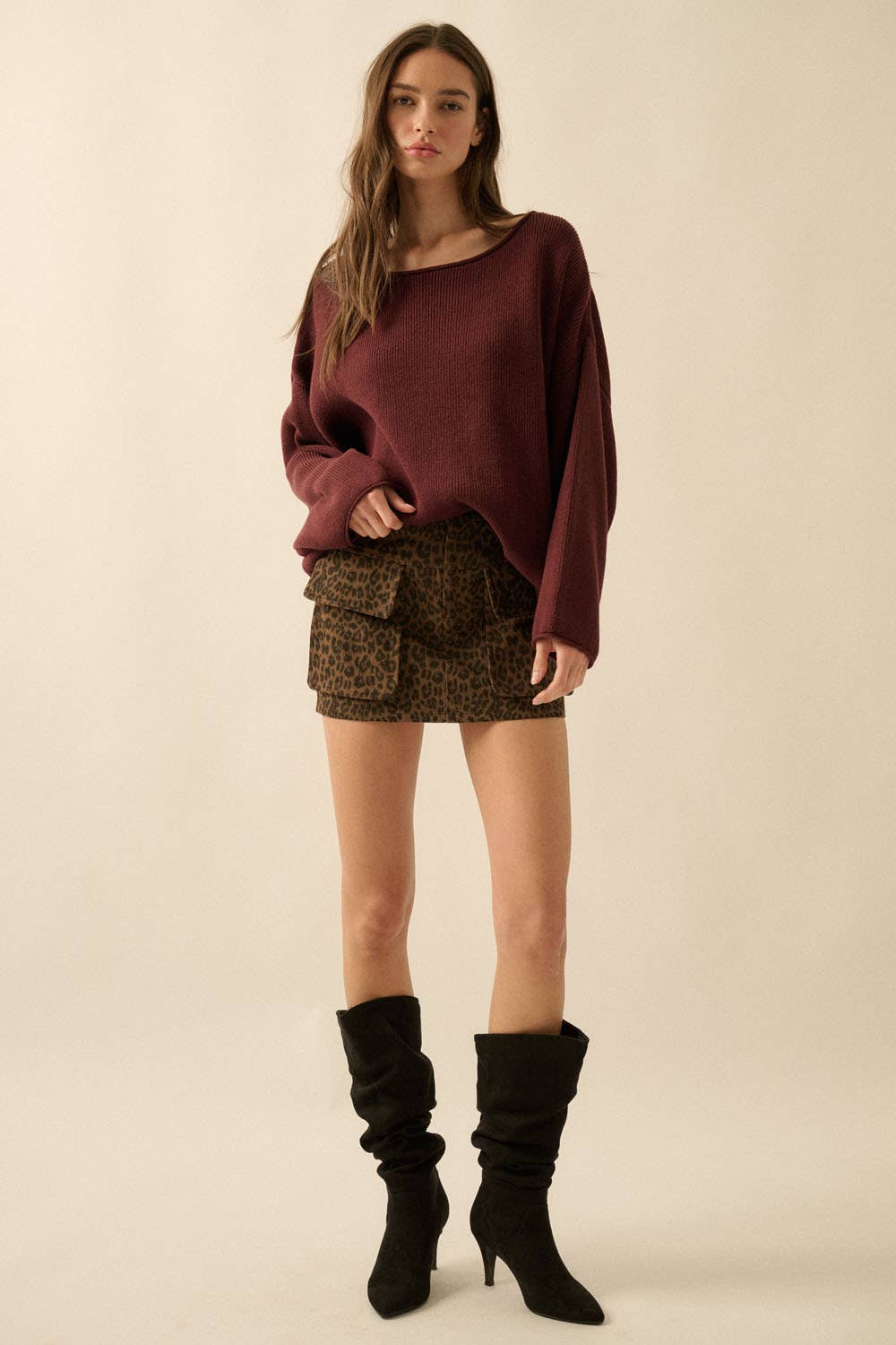 Promesa USA Giselle Rib-Knit Sweater