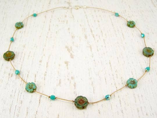 Jo Bird Jewelry Hibiscus Necklace