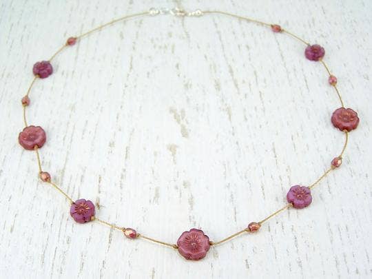 Jo Bird Jewelry Hibiscus Necklace