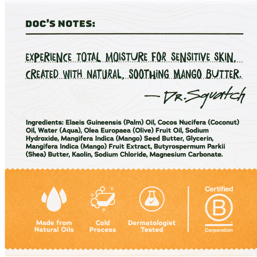 Dr. Squatch Total Moisture Mango Butter