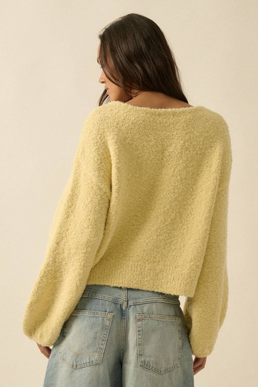 Promesa USA Stella Bubble-Sleeve Sweater