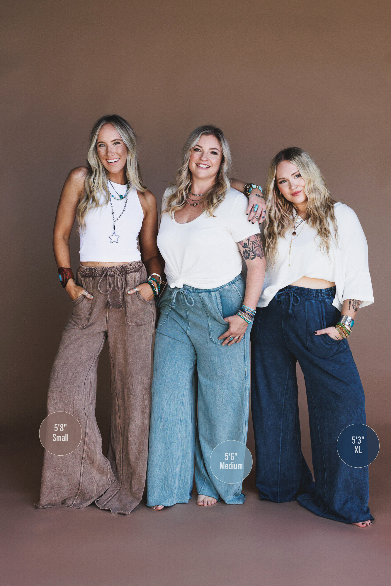 Three Bird Nest Relaxing Robin Wide Leg Pant - New Navy