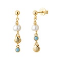 The Salty Gem Izzy Earrings Gold