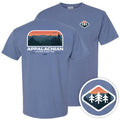 TriPine APPALACHIAN TRAIL GARMENT DYED TEE Saltwater